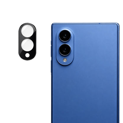 Zaštitna folija za stražnju kameru Techsuit za Samsung Galaxy Z Fold8 F976, kaljeno staklo, crna