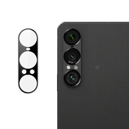 Zaštitna folija za stražnju kameru Techsuit za Sony Xperia 1 VII, kaljeno staklo, crna