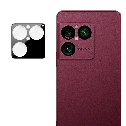 Techsuit zaštitna folija za stražnju kameru za Sony Xperia 1 VIII, kaljeno staklo, crna
