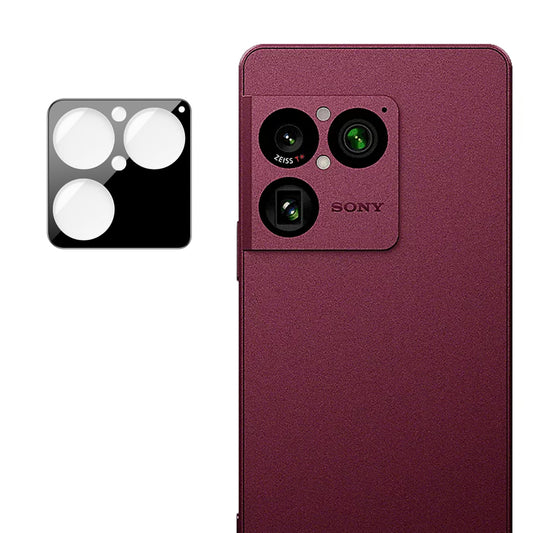 Techsuit zaštitna folija za stražnju kameru za Sony Xperia 1 VIII, kaljeno staklo, crna