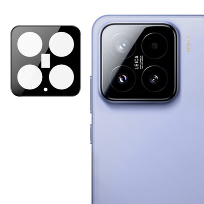 Zaštitna folija za stražnju kameru Techsuit za Xiaomi 15, kaljeno staklo, crna