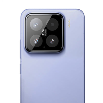 Zaštitna folija za stražnju kameru Techsuit za Xiaomi 15, kaljeno staklo, crna
