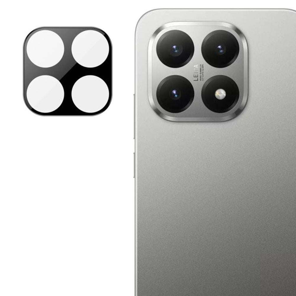 Zaštitna folija za stražnju kameru Techsuit za Xiaomi 15T, kaljeno staklo, crna