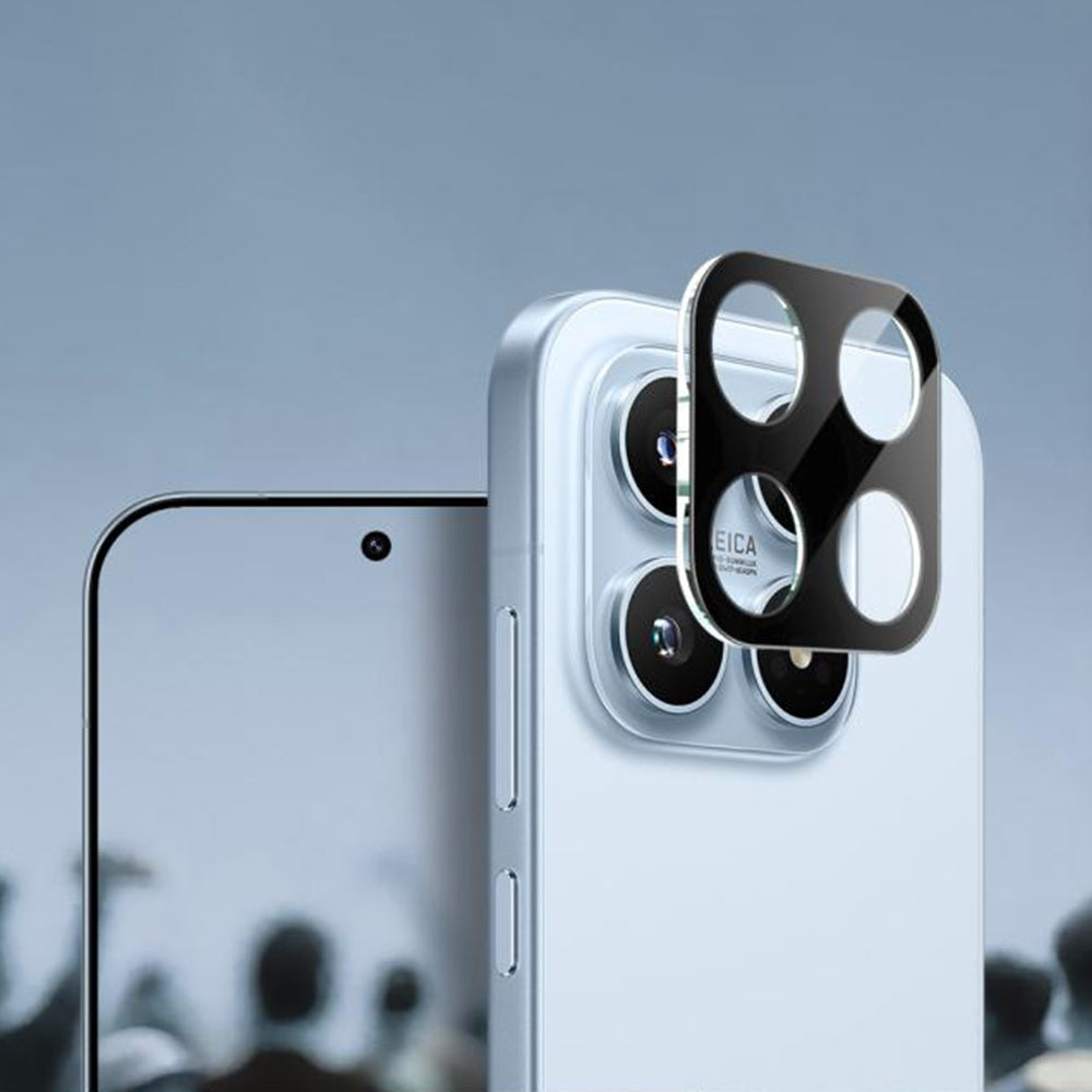 Zaštitna folija za stražnju kameru Techsuit za Xiaomi 17, Kaljeno staklo, Crna