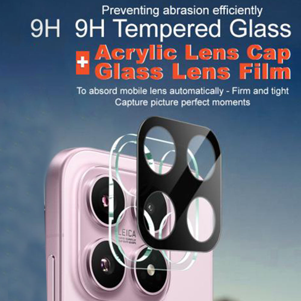 Zaštitna folija za stražnju kameru Techsuit za Xiaomi 17, Kaljeno staklo, Crna