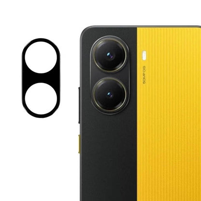 Zaštitna folija za stražnju kameru Techsuit za Xiaomi Poco X7 Pro, kaljeno staklo, crna
