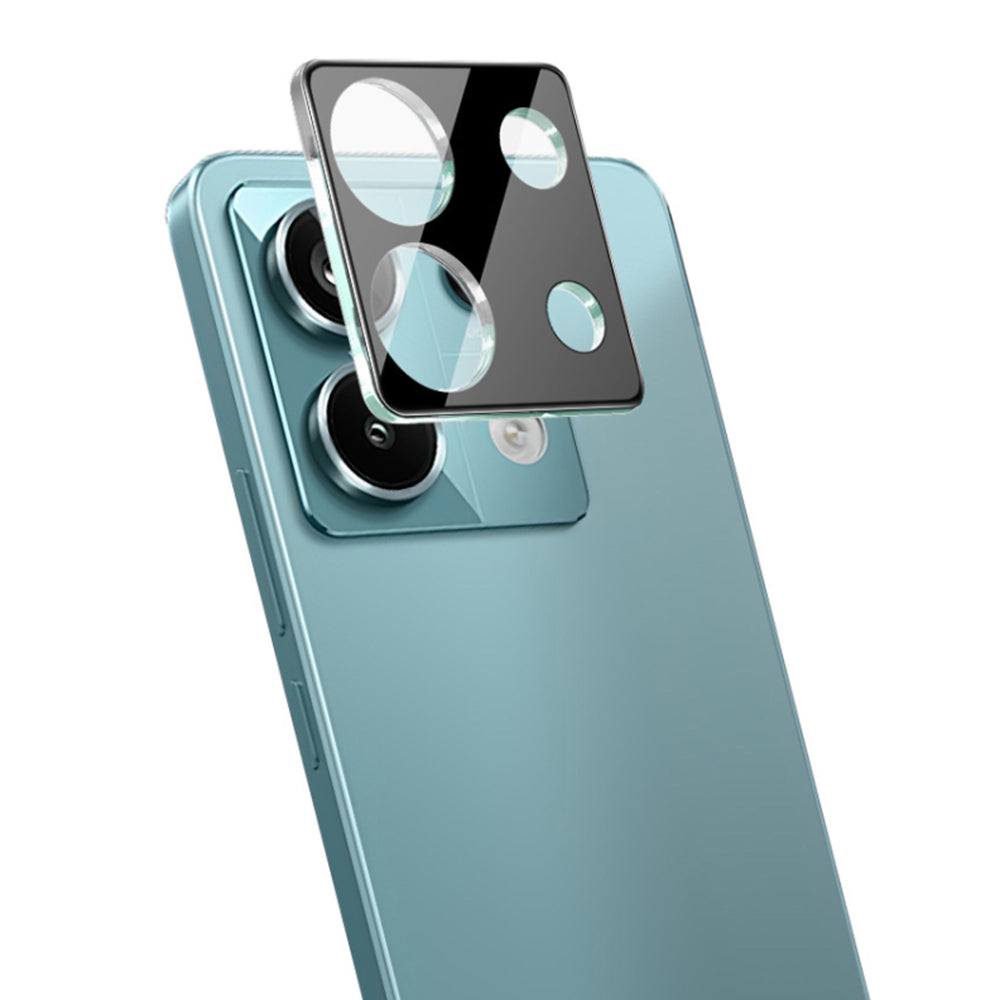Zaštitna folija za stražnju kameru Techsuit za Xiaomi Redmi Note 13 Pro 5G, Kaljeno staklo, Crna