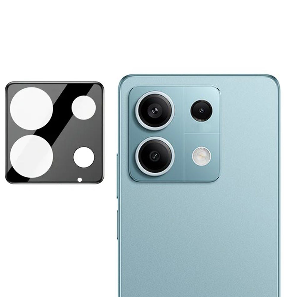 Zaštitna folija za stražnju kameru Techsuit za Xiaomi Redmi Note 13 Pro 5G, Kaljeno staklo, Crna