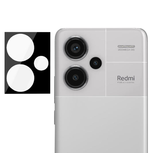 Zaštitna folija za stražnju kameru Techsuit za Xiaomi Redmi Note 13 Pro+, Kaljeno staklo, Crna