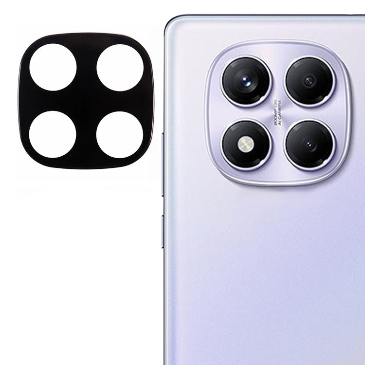 Zaštitna folija za stražnju kameru Techsuit za Xiaomi Redmi Note 14 Pro 4G, Kaljeno staklo, Crna