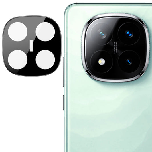 Zaštitna folija za stražnju kameru Techsuit za Xiaomi Redmi Note 14 Pro+ 5G, Kaljeno staklo, Crna
