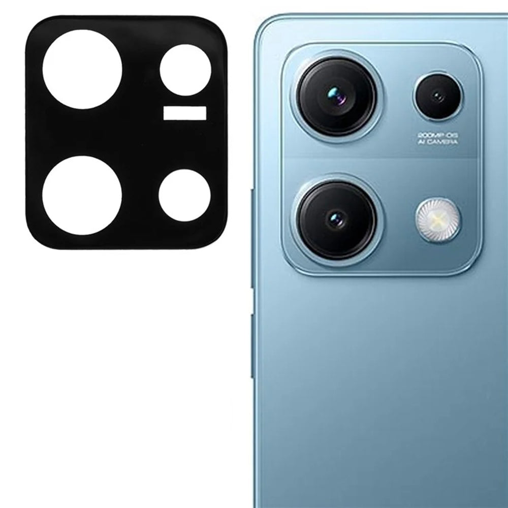 Zaštitna folija za stražnju kameru Techsuit za Xiaomi Redmi Note 14S, kaljeno staklo, crna