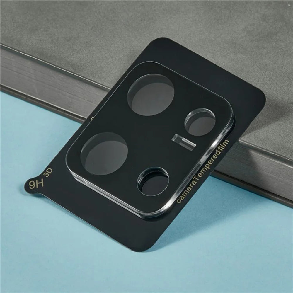 Zaštitna folija za stražnju kameru Techsuit za Xiaomi Redmi Note 14S, kaljeno staklo, crna