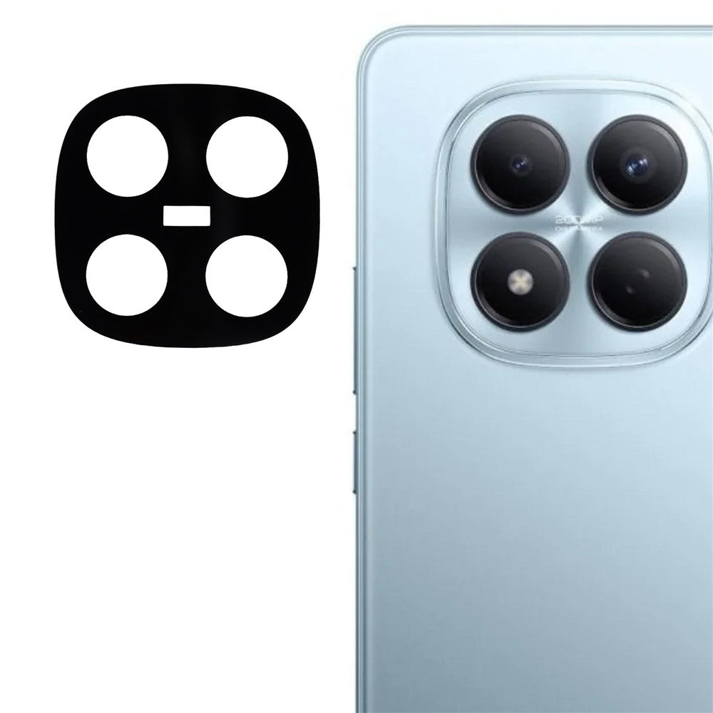 Zaštitna folija za stražnju kameru Techsuit za Xiaomi Redmi Note 15 Pro 4G, Kaljeno staklo, Crna
