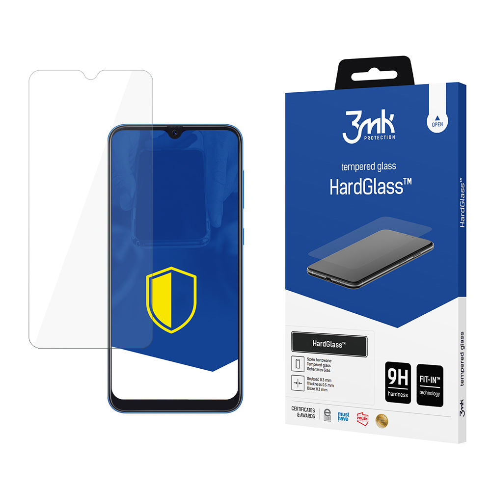 Zaštitna folija za ekran 3MK HardGlass za Samsung Galaxy A50s A507 / A30s A307 / A50 A505 / A30 A305, Kaljeno staklo, Pun ljepilo