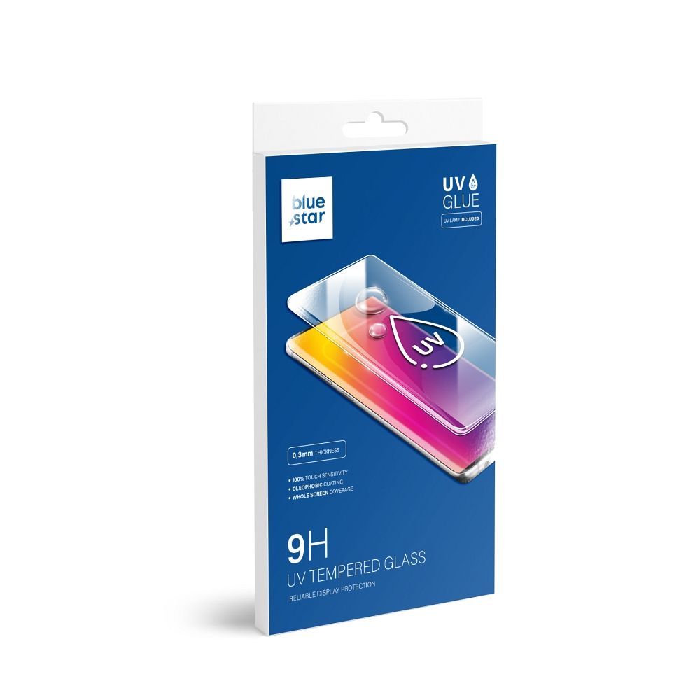 Blue Star Screen Protector for Samsung Galaxy Note 9 N960, Glass Shield, UV Glue 