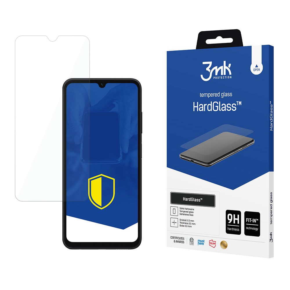 Zaštitna folija za ekran 3MK HardGlass za Samsung Galaxy A05s A057, Kaljeno staklo, Full Glue
