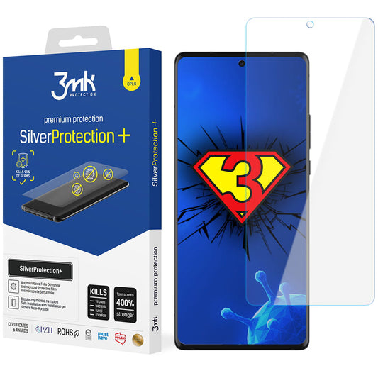 Zaštitna folija za ekran 3MK Silver Protect+ za Motorola Edge 30 Ultra, Plastika