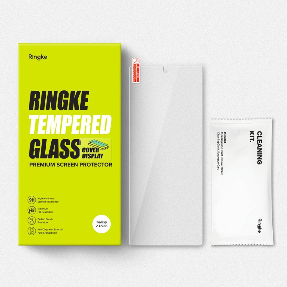 Zaštitna folija za ekran Ringke Cover Display za Samsung Galaxy Z Fold6 F956, Kaljeno staklo, AB Ultra Glue, Set od 2 komada, Vanjski ekran