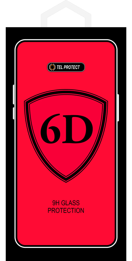 Zaštitna folija za ekran OEM za Samsung Galaxy A51 5G A516 / A51 A515, Kaljeno staklo, Full Glue, 6D, Crna
