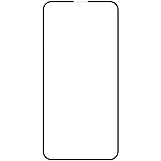 Zaštitna folija za ekran OEM za Apple iPhone 15 Pro Max, Kaljeno staklo, Full Glue, Set 10 komada, 9D, Crna