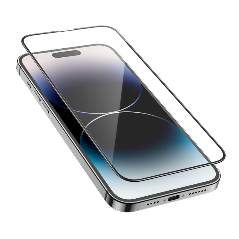 Zaštitna folija za ekran HOCO G16 za Apple iPhone 14 Pro, Kaljeno staklo, Full Glue, 5D, Crna