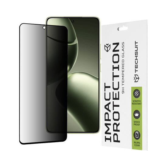 Zaštitna folija za ekran Privacy Techsuit za Xiaomi 14T Pro / 14T, Kaljeno staklo, Puno ljepilo, 111D