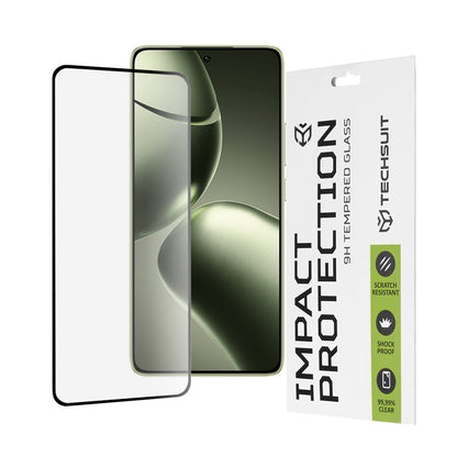 Zaštitna folija za ekran Techsuit za Xiaomi 14T Pro / 14T, Kaljeno staklo, Puna ljepila, 111D, Crna