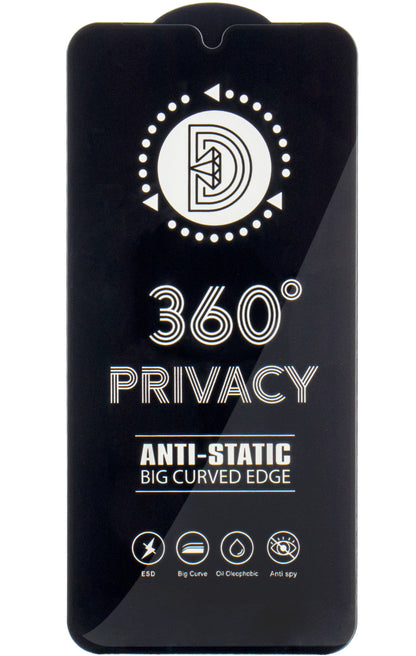 Zaštitna folija za ekran Privacy OEM 360 za Apple iPhone 17 / 16 Pro, Kaljeno staklo, Full Glue