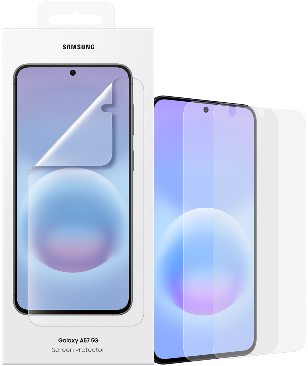 Zaštitna folija za ekran Samsung za Galaxy A57 5G, Plastika, Set od 2 komada EF-UA576CTEGWW