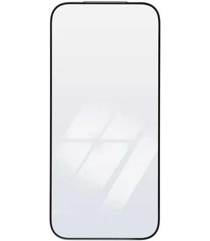 Zaštitna folija za ekran OEM Ultra Strong 45KG za Apple iPhone 16 / 15, Kaljeno staklo, Full Glue, 2.5D, Crna
