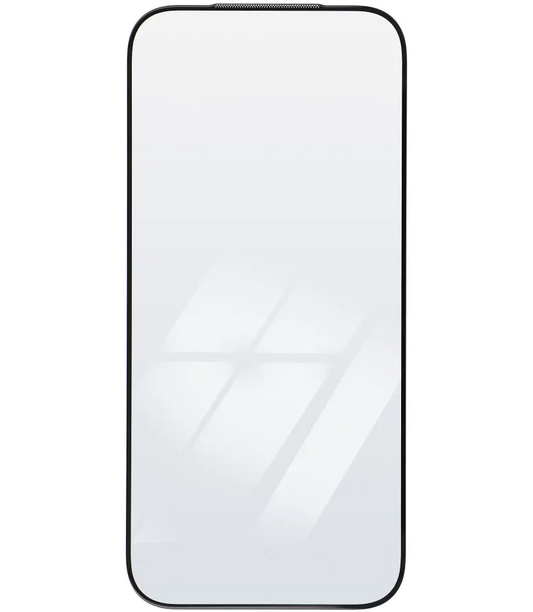 Zaštitna folija za ekran OEM Ultra Strong 45KG za Apple iPhone 16 / 15, Kaljeno staklo, Full Glue, 2.5D, Crna