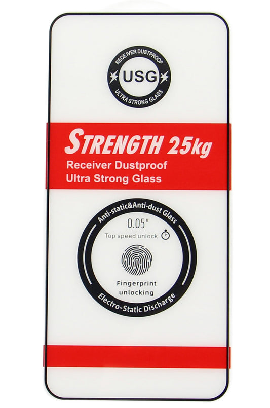 Zaštitna folija za ekran OEM Ultra Strong 25KG za Samsung Galaxy S24 S921, Kaljeno staklo, Full Glue, 2.5D, Crna