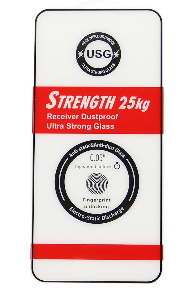 Zaštitna folija za ekran OEM Ultra Strong 25KG za Samsung Galaxy S24 Ultra S928, Kaljeno staklo, Full Glue, 2.5D, Crna