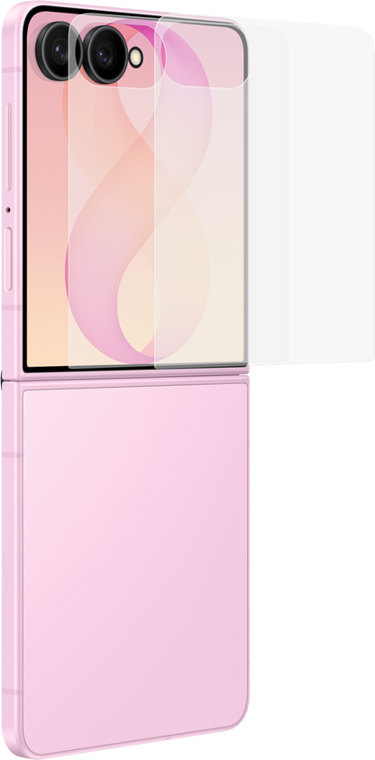 Zaštitna folija za vanjski ekran Samsung protiv odsjaja za Galaxy Z Flip8 F776, plastika, set od 2 komada EF-UF776CTEGWW