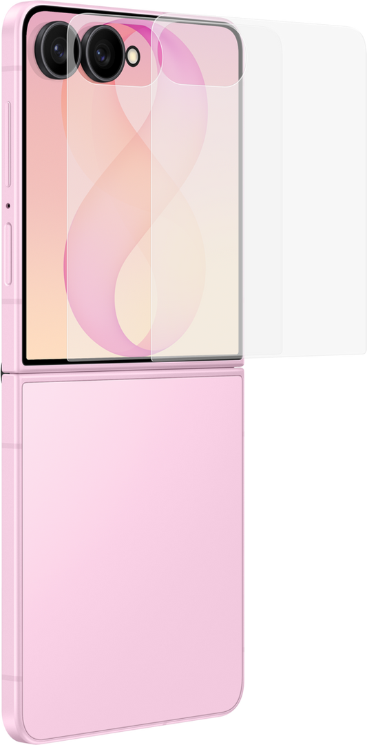 Zaštitna folija za vanjski ekran Samsung protiv odsjaja za Galaxy Z Flip8 F776, plastika, set od 2 komada EF-UF776CTEGWW