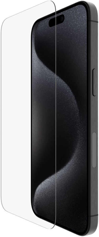 Zaštitna folija za ekran Belkin ScreenForce UltraGlass 2 za Apple iPhone 15 Pro Max, Kaljeno staklo, Full Glue OVA134zz
