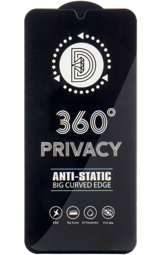 Zaštitna folija za ekran Privacy OEM 360 za Samsung Galaxy A37 5G, Kaljeno staklo, Full Glue