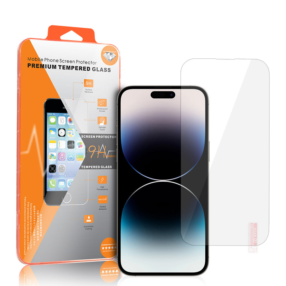Zaštitna folija za ekran OEM Orange za Apple iPhone 18 Pro / 17 Pro / 17 / 16 Pro, Kaljeno staklo, Full Glue