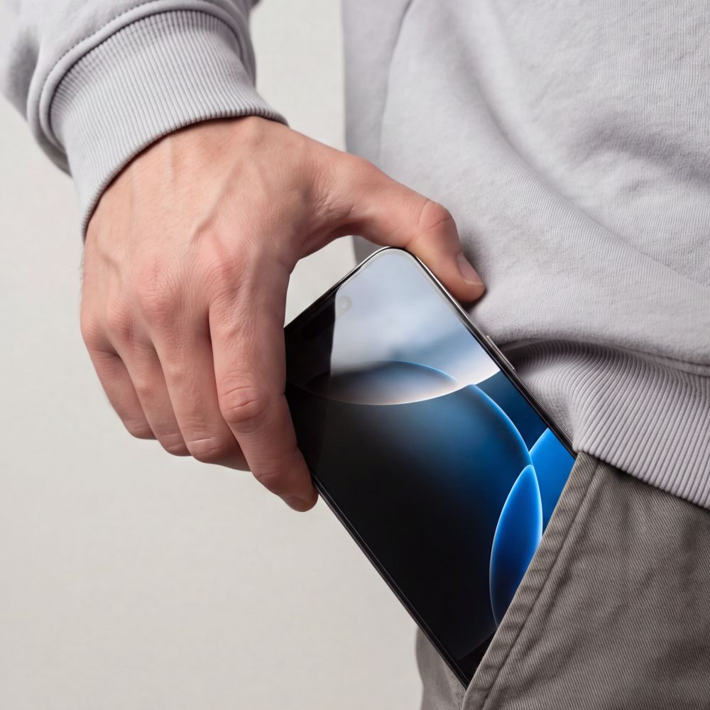 Zaštitna folija za ekran Privacy Tech-Protect OneTouch za Apple iPhone 18 Pro, Kaljeno staklo, Full Glue, Set 2 komada