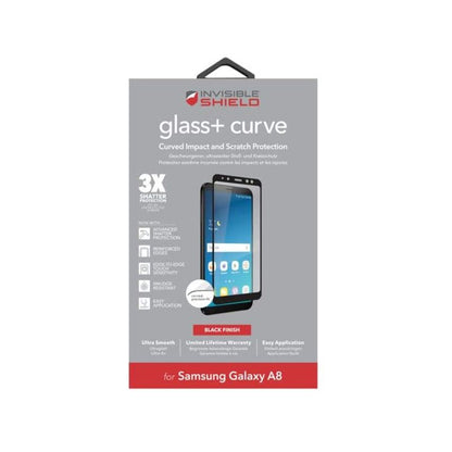 Zaštitna folija za ekran Zagg Glass Curve za Samsung Galaxy A8 A800, Kaljeno staklo, Pun ljepilo, Crna 200101437