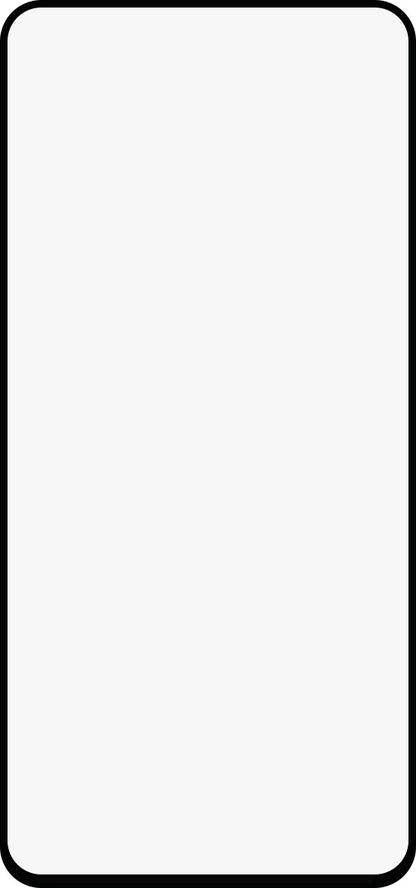 Zaštitna folija za ekran BLUE Shield za Samsung Galaxy A54 A546, Kaljeno staklo, Pun ljepilo, Prijateljski za futrole, Crna