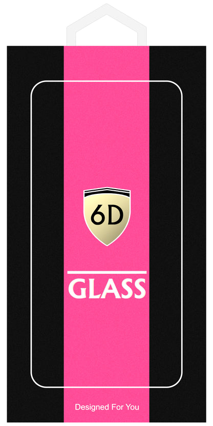 Zaštitna folija za ekran OEM za Samsung Galaxy A55 5G A556, Kaljeno staklo, Full Glue, 6D, Crna