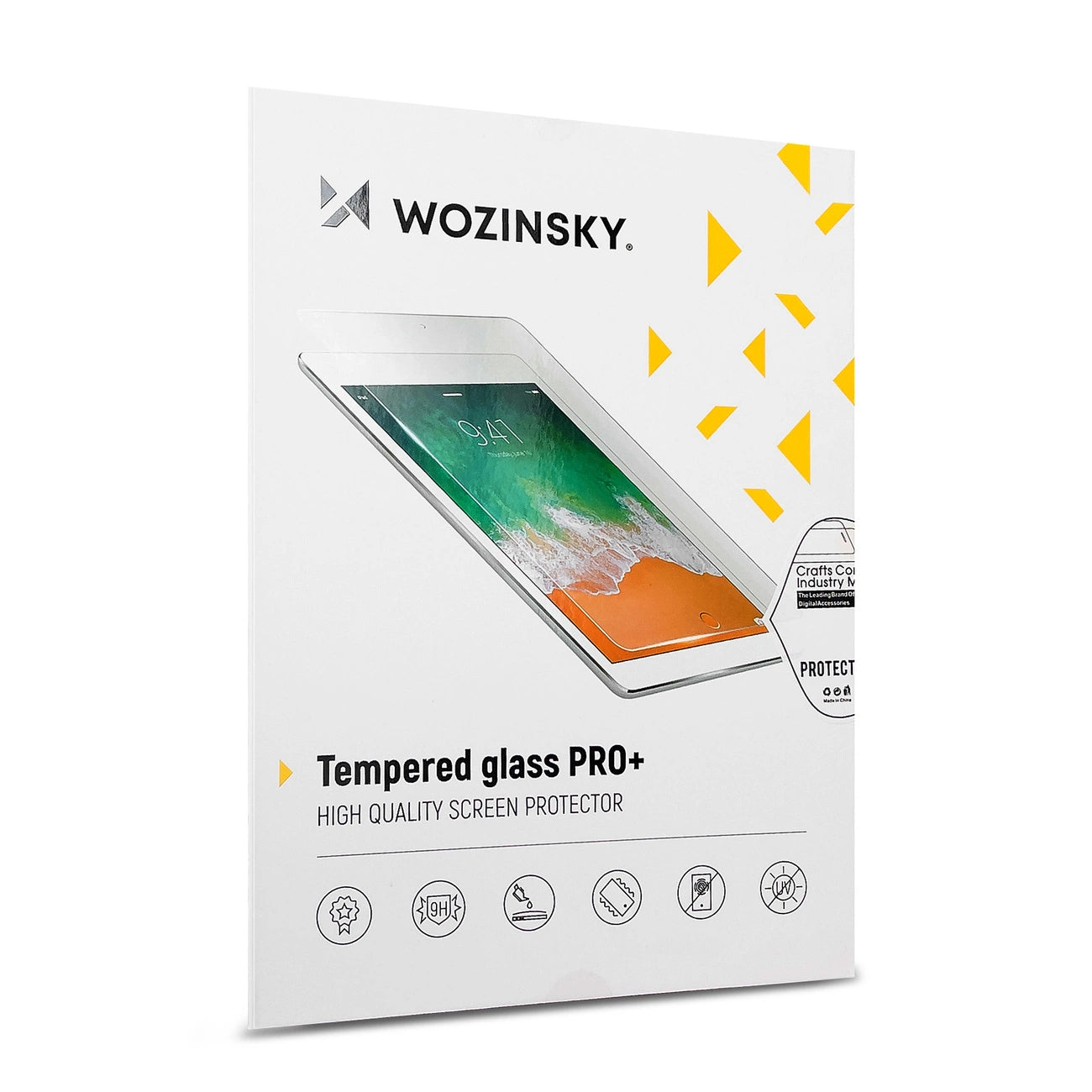 Zaštitna folija za ekran WZK za Apple iPad Air 13 (2024), Kaljeno staklo, Pun ljepilo