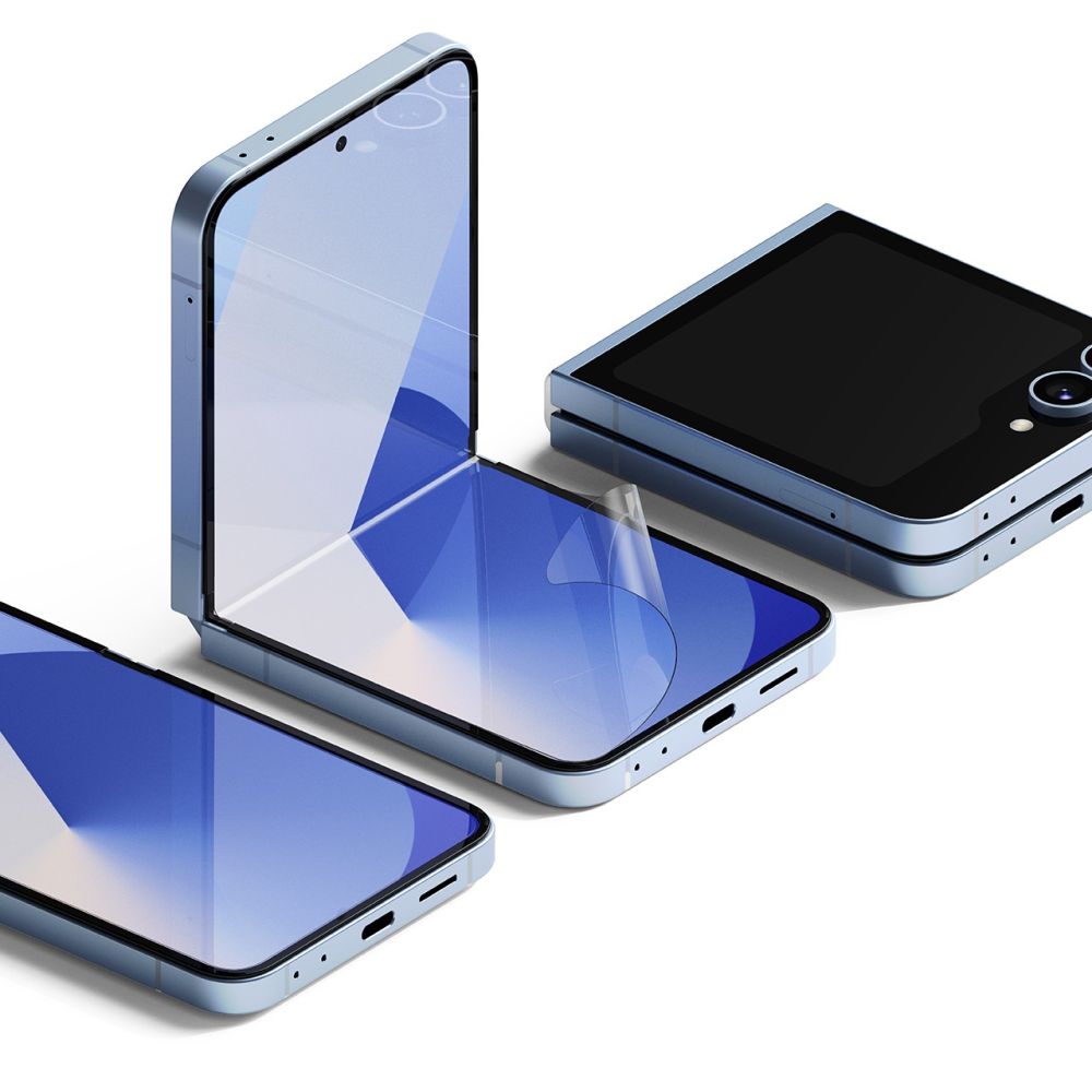 Zaštitna folija za unutarnji ekran Ringke Dual Easy za Samsung Galaxy Z Flip6 F741, Plastika, Set 2 komada