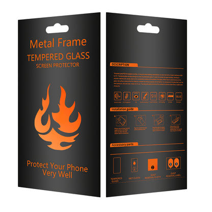 OEM Screen Protector for Apple iPhone 11 Pro / XS / X, Shielded Glass, Full Glue, Black 