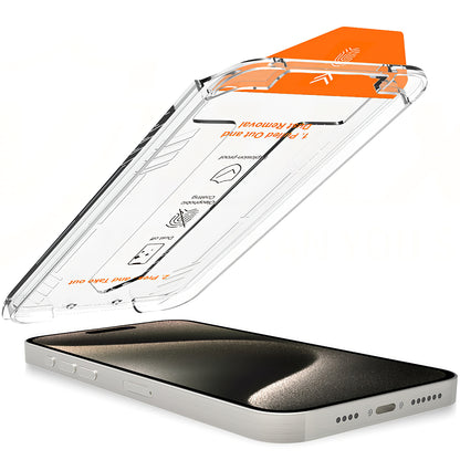 Zaštitna folija za ekran Vmax za Apple iPhone 16 Plus, Kaljeno staklo, Pun ljepilo, 2.5D