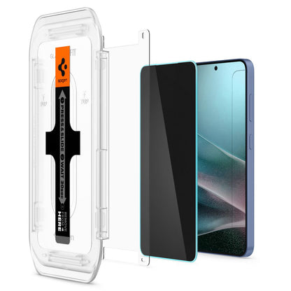 Zaštitna folija za ekran Privacy Spigen GlastR EZ FIT HD za Samsung Galaxy S25 S931 / S24 S921, Kaljeno staklo, Full Glue, Set 2 komada