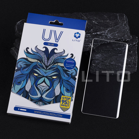 Zaštitna folija za ekran Lito za Samsung Galaxy Note 10+ 5G N976 / Note 10+ N975, Kaljeno staklo, UV ljepilo, 3D