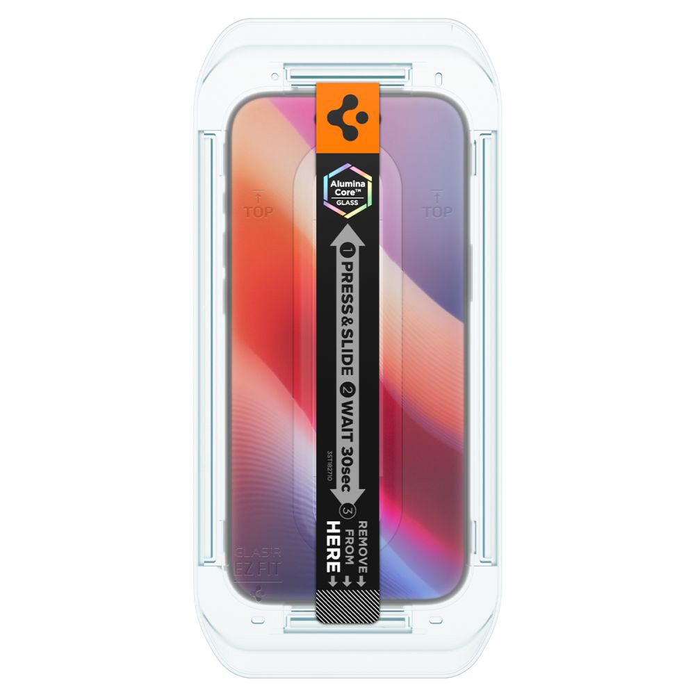 Zaštitna folija za ekran Privacy Spigen GlastR EZ FIT za Apple iPhone 17 Air, Kaljeno staklo, Full Glue, Set od 2 komada